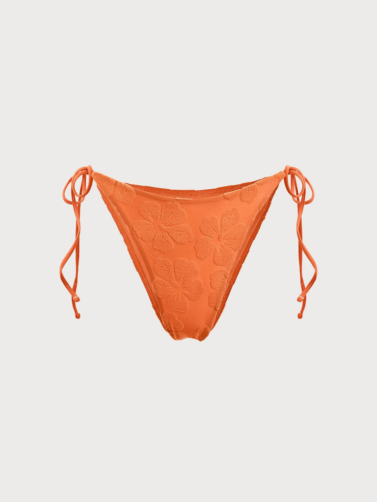 BERLOOK - Sustainable Bikini Bottoms _ Jacquard Tie Bikini Bottom