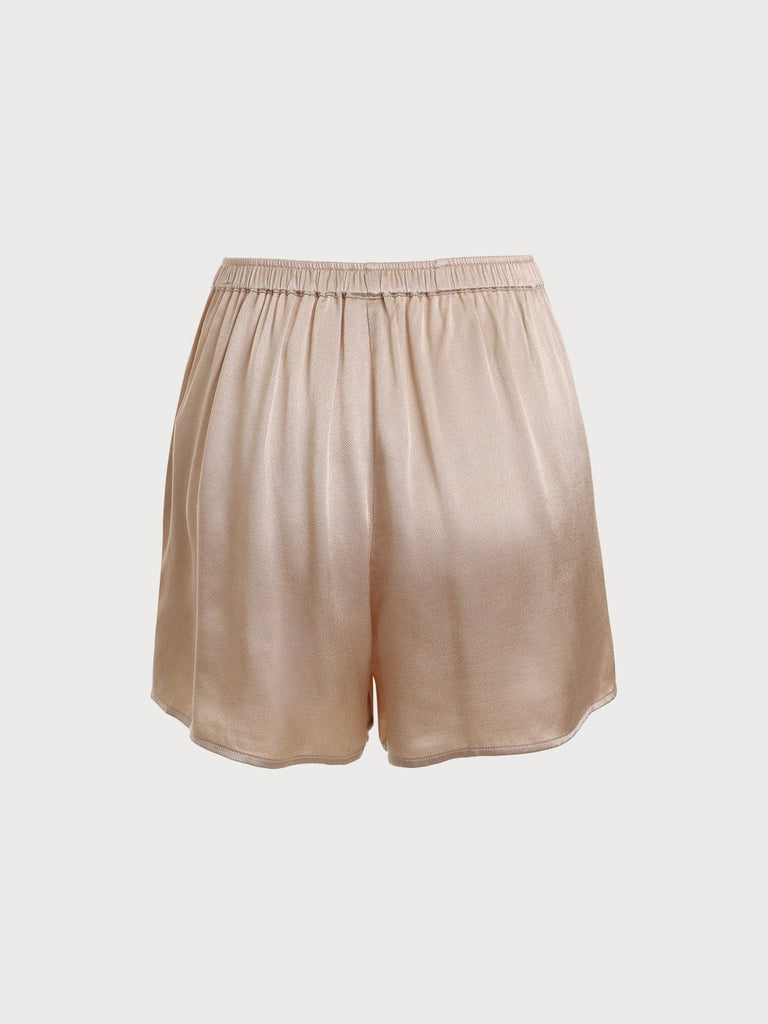 BERLOOK - Sustainable Bottoms _ Solid Color High Waist Shorts