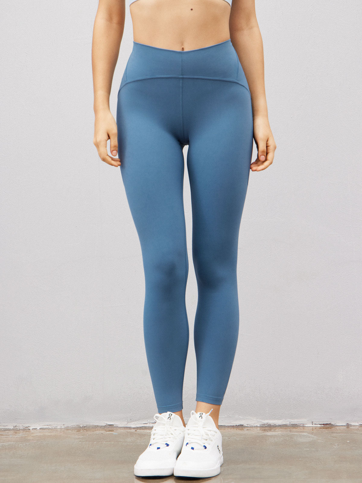 Blue Middle Waisted Leggings 25” & Reviews - Blue - Sustainable