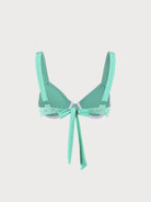 Cyan Mesh Underwire Bikini Top - Bikini Tops - BERLOOK