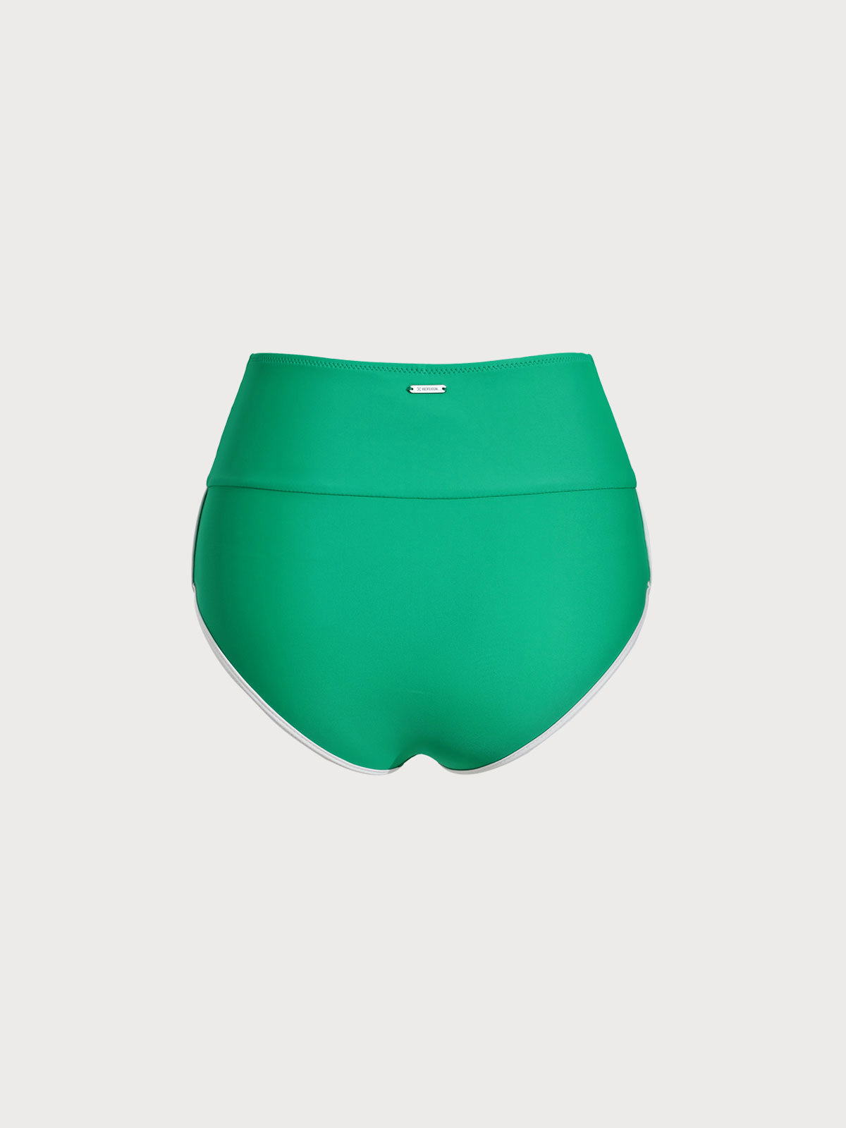 Green Contrast High-Waist Surf Bottom - Surfing bottoms - BERLOOK