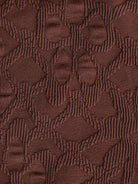 Dark Coffee Contrast Jacquard Bikini Bottom - Bikini Bottoms - BERLOOK
