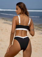 Contrast Trim Bikini Top - Bikini Tops - BERLOOK