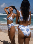 Floral High Waist Bikini Bottom - Bikini Bottoms - BERLOOK