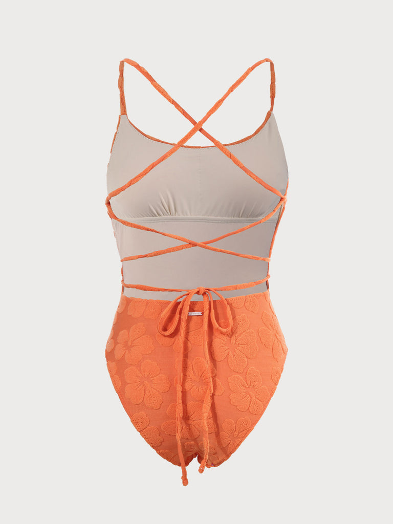 Backless Tie One-Piece Swimsuit Sustainable One-Pieces - BERLOOK