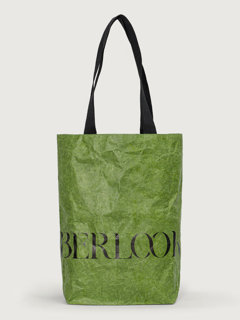 Berlook Logo Tote Shoulder Bag Black Sustainable Bags - BERLOOK