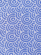Blue Jacquard High Waist Bikini Bottom Sustainable Bikinis - BERLOOK