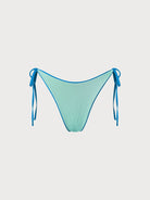 Blue Reversible Tie Bikini Bottom Sustainable Bikinis - BERLOOK