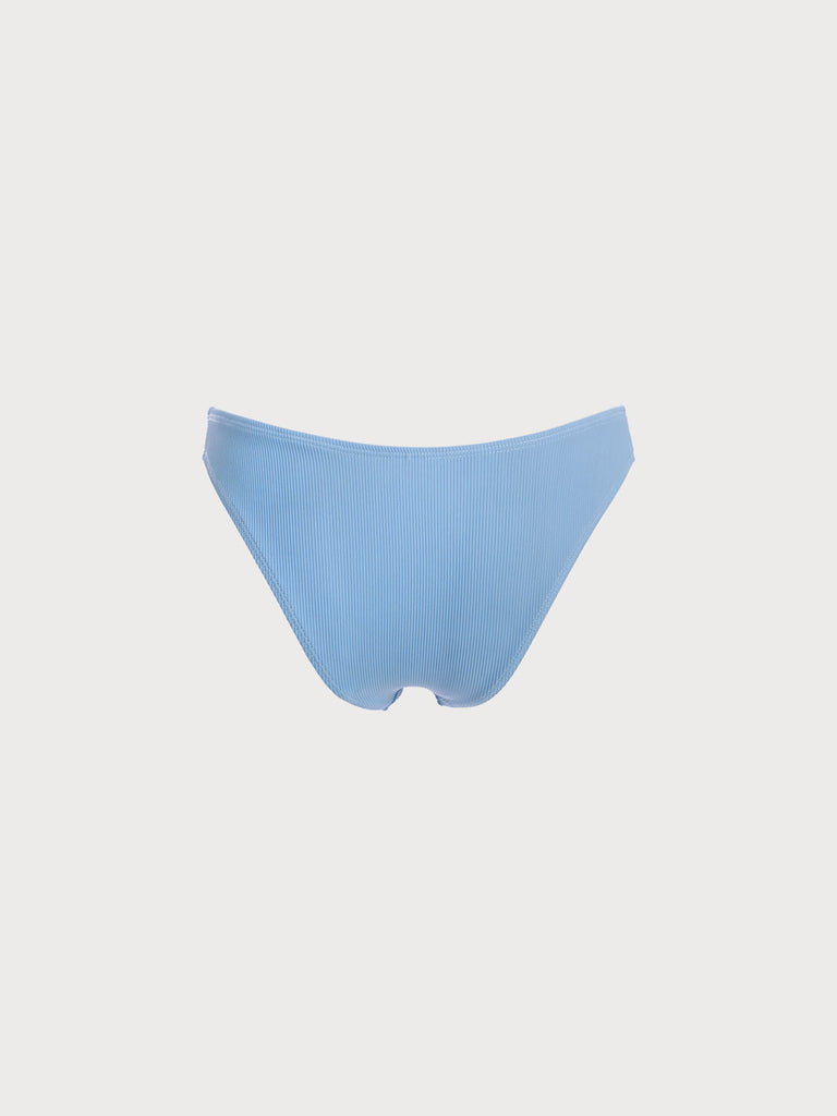 Blue Ruched Bikini Bottom Sustainable Bikinis - BERLOOK
