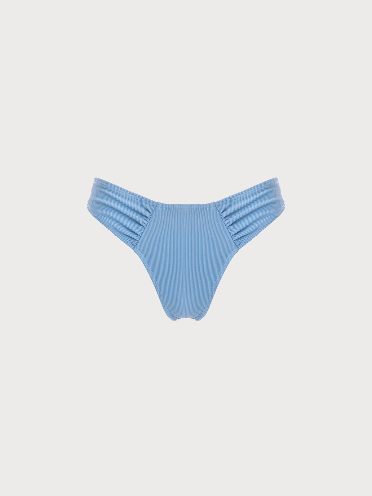 Blue Ruched Bikini Bottom Sustainable Bikinis - BERLOOK