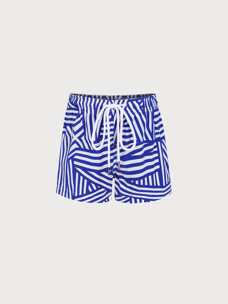 Boys' Woven Nail-Spandex Swim Shorts Sustainable Boys Clothing - BERLOOK