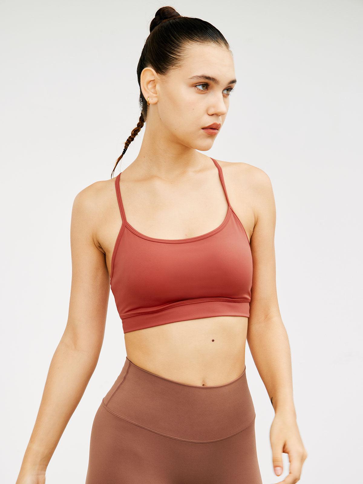 Brick Red Y-Back Sports Bra & Reviews - Brick Red - Sustainable