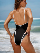 CWomen's Knitted Nylon One-Piece Swimsuit Sustainable One-Pieces - BERLOOK