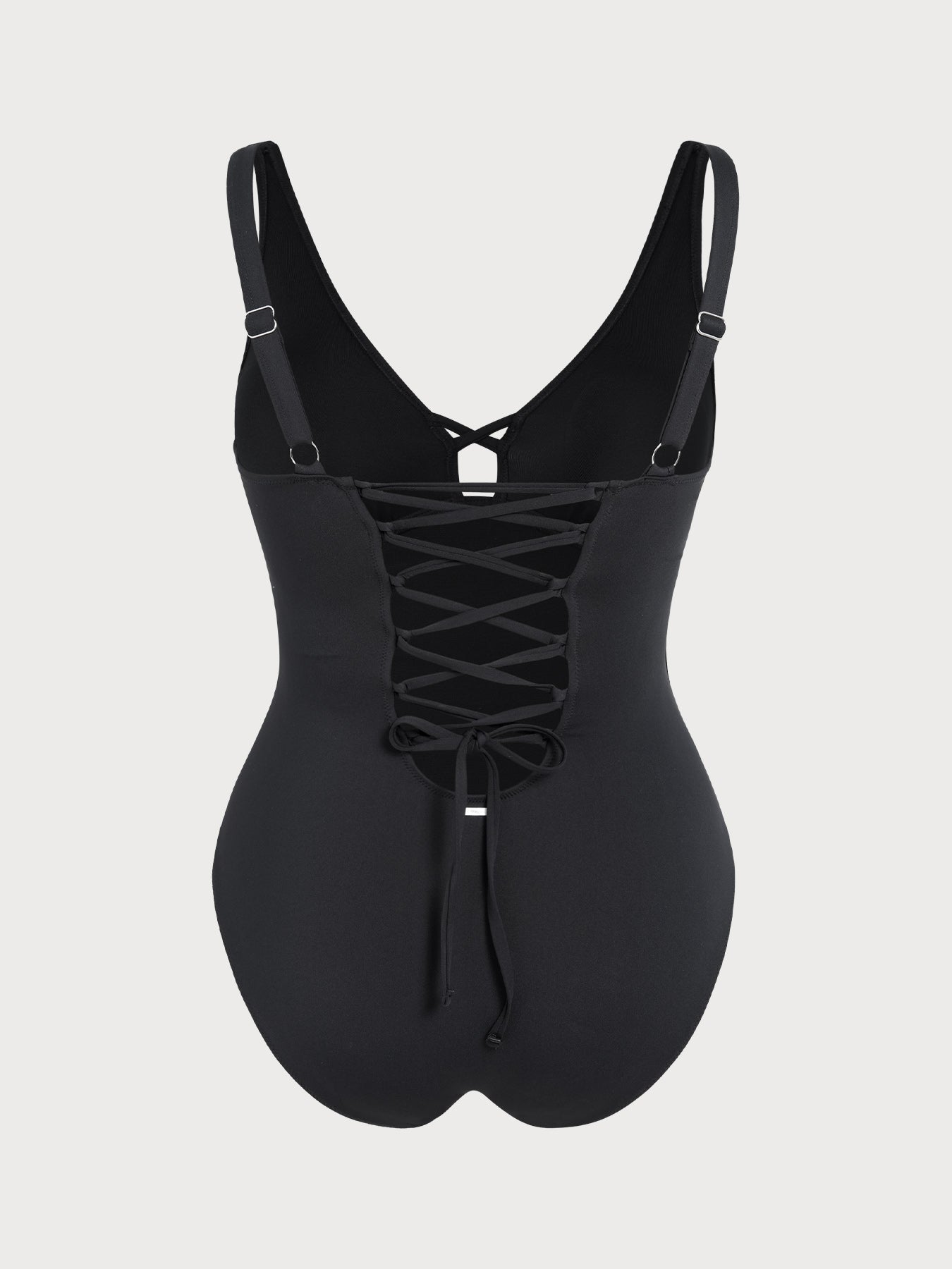 CWomen's Knitted Nylon One-Piece Swimsuit Sustainable Plus Size One-Pieces - BERLOOK