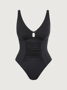 CWomen's Knitted Nylon One-Piece Swimsuit Sustainable Plus Size One-Pieces - BERLOOK