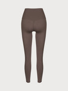 Coffee High Waisted Leggings 24” Sustainable Yoga Bottoms - BERLOOK