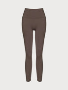 Coffee High Waisted Leggings 24” Sustainable Yoga Bottoms - BERLOOK
