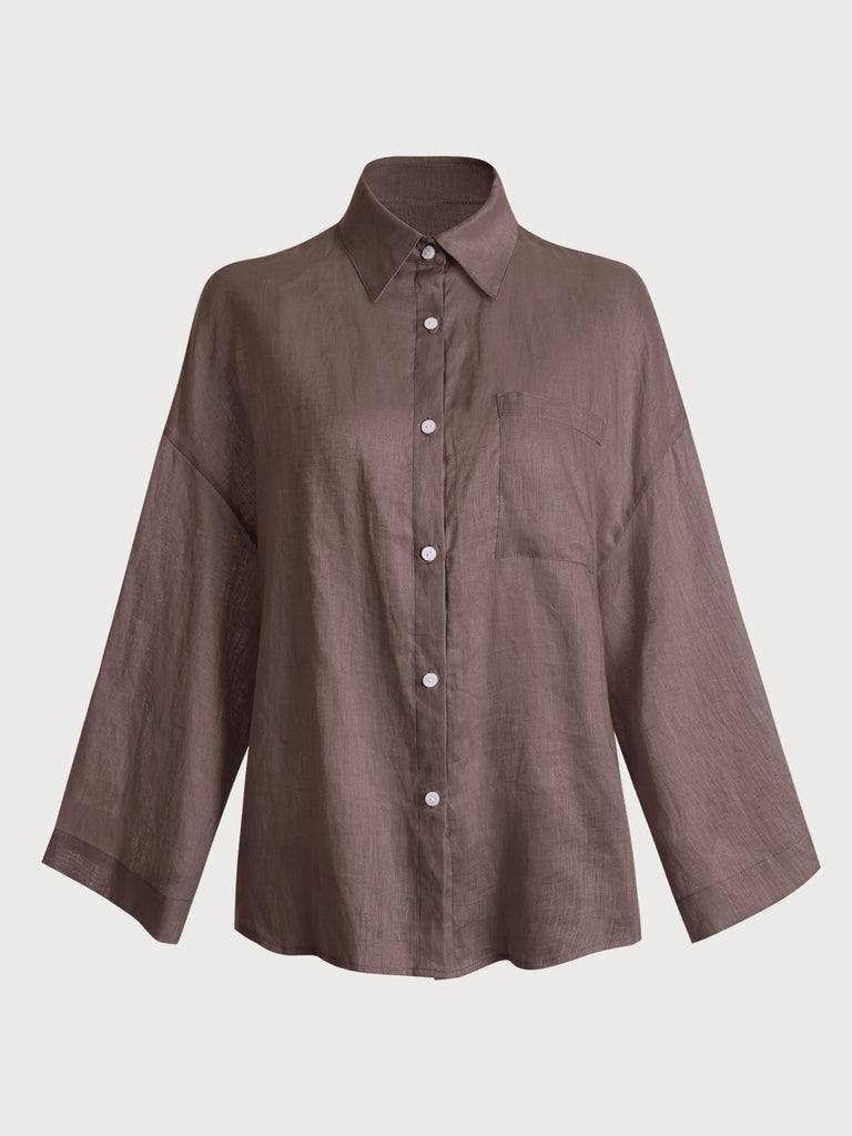 Coffee Pocket Shirt Cover Up Sustainable Cover-ups - BERLOOK