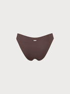 Coffee Ribbed Bikini Bottom Sustainable Bikinis - BERLOOK