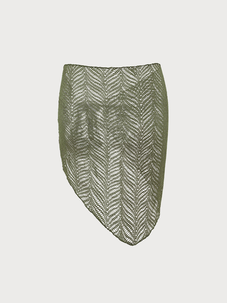 Crochet Cover-Up Skirt Sustainable Cover-ups - BERLOOK