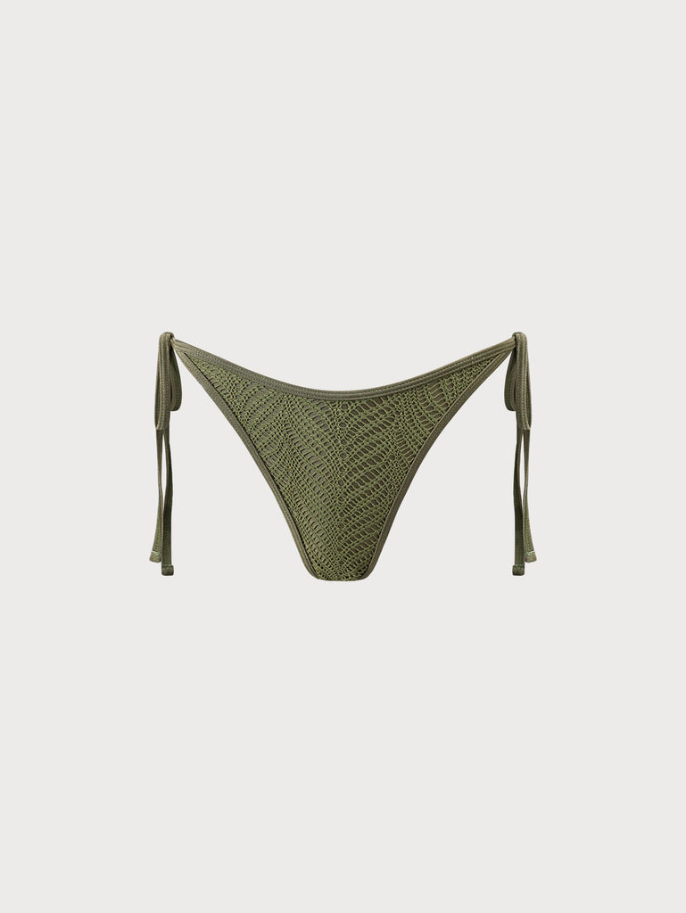 Crochet Tie Bikini Bottom Sustainable Bikinis - BERLOOK