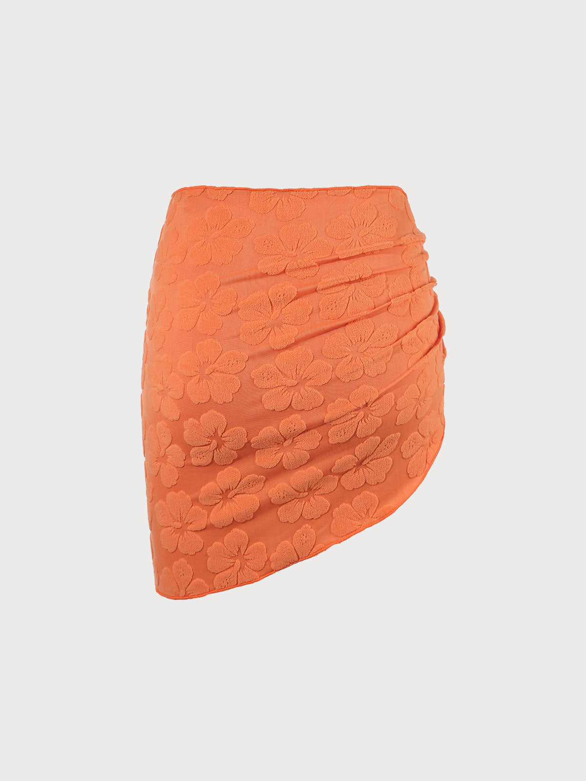 Floral Jacquard Cover-Up Skirt Sustainable Cover-ups - BERLOOK