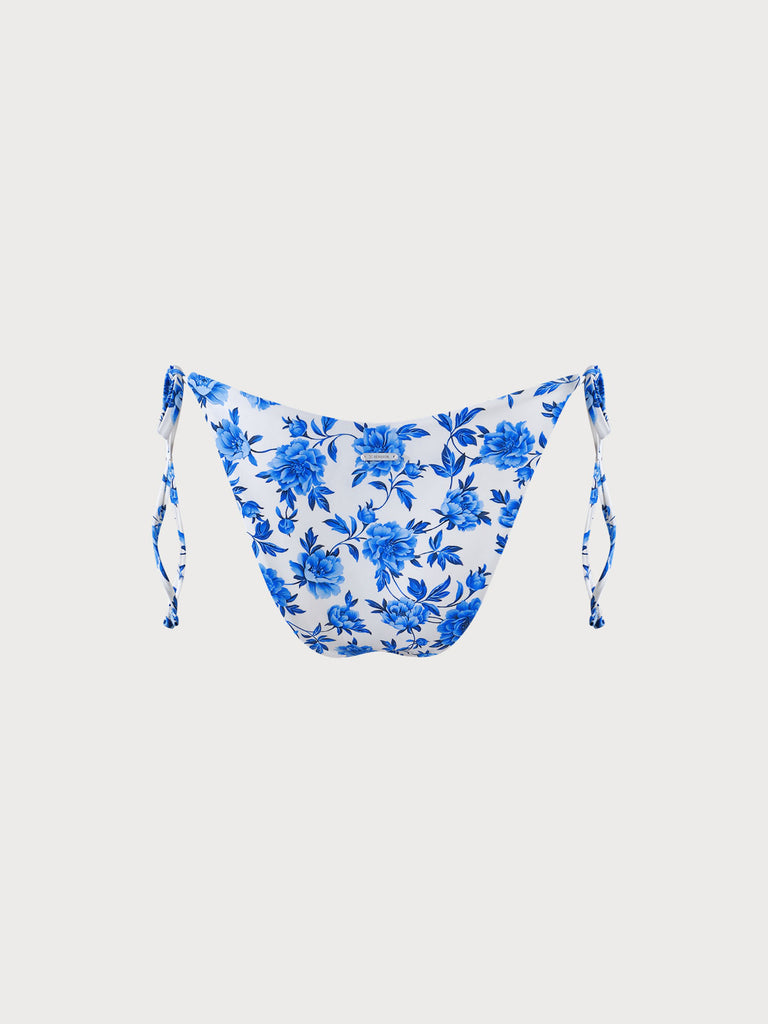 Floral Tie Bikini Bottom Sustainable Bikinis - BERLOOK