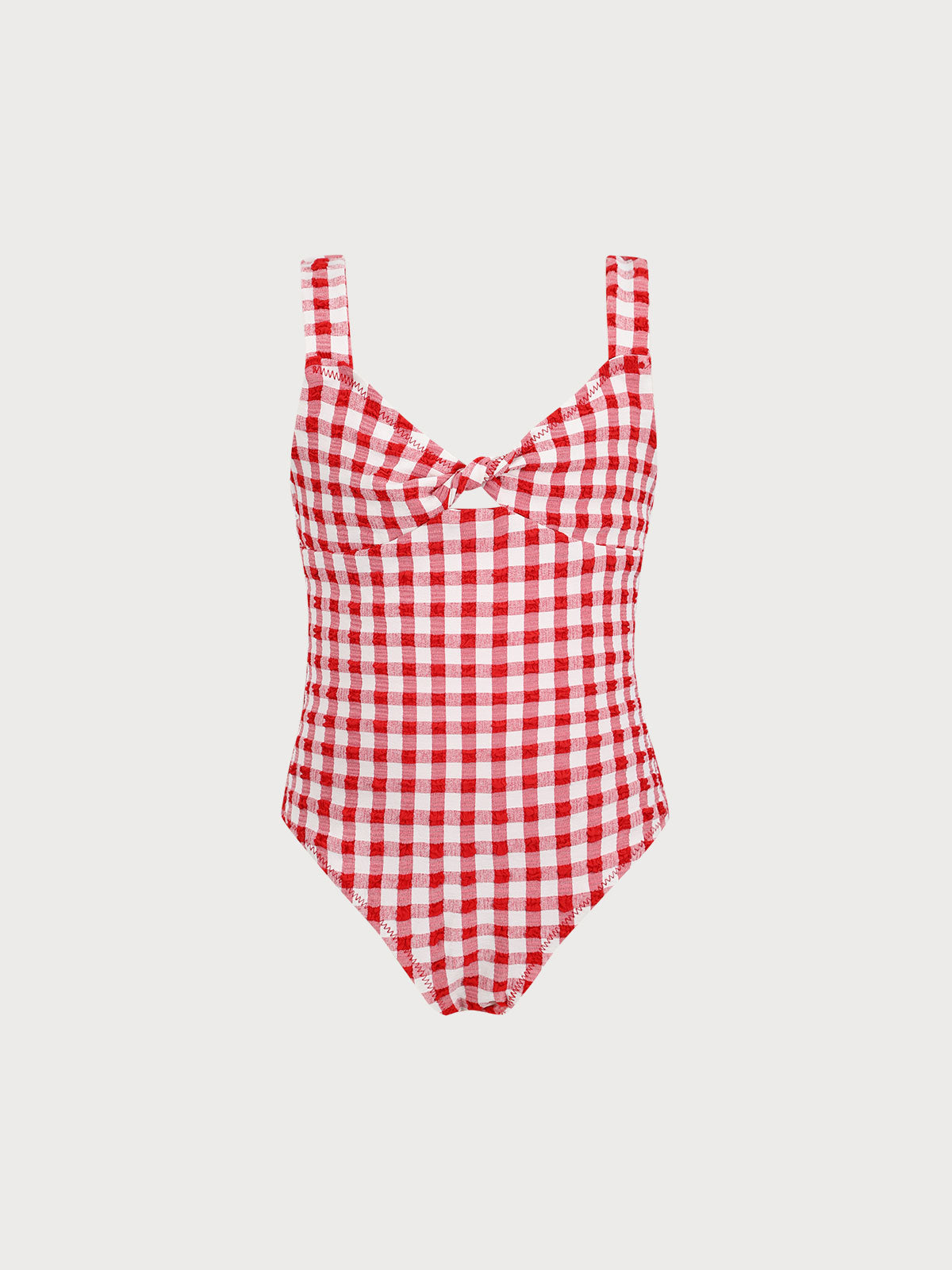 Girls' woven polyester blend swimsuit Red Sustainable Girls Clothing - BERLOOK