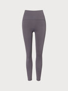 Grey High Waisted Leggings 25” Grey Sustainable Yoga Bottoms - BERLOOK