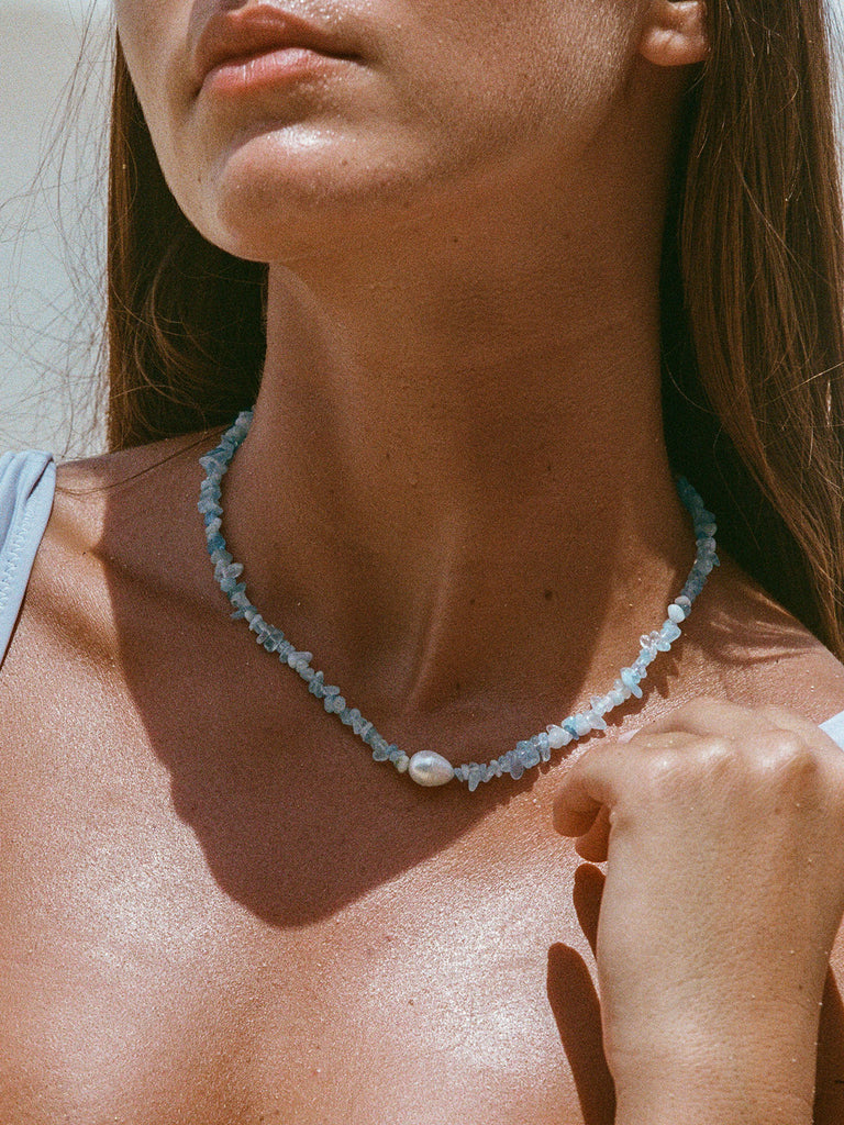 Irregular Stone Necklace Sustainable Necklaces - BERLOOK