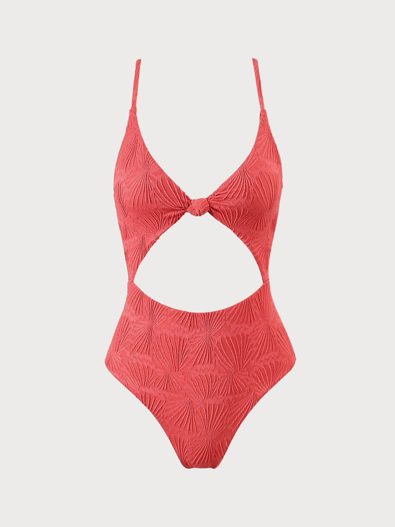 Jacquard Knot One-Piece Swimsuit Sustainable One-Pieces - BERLOOK