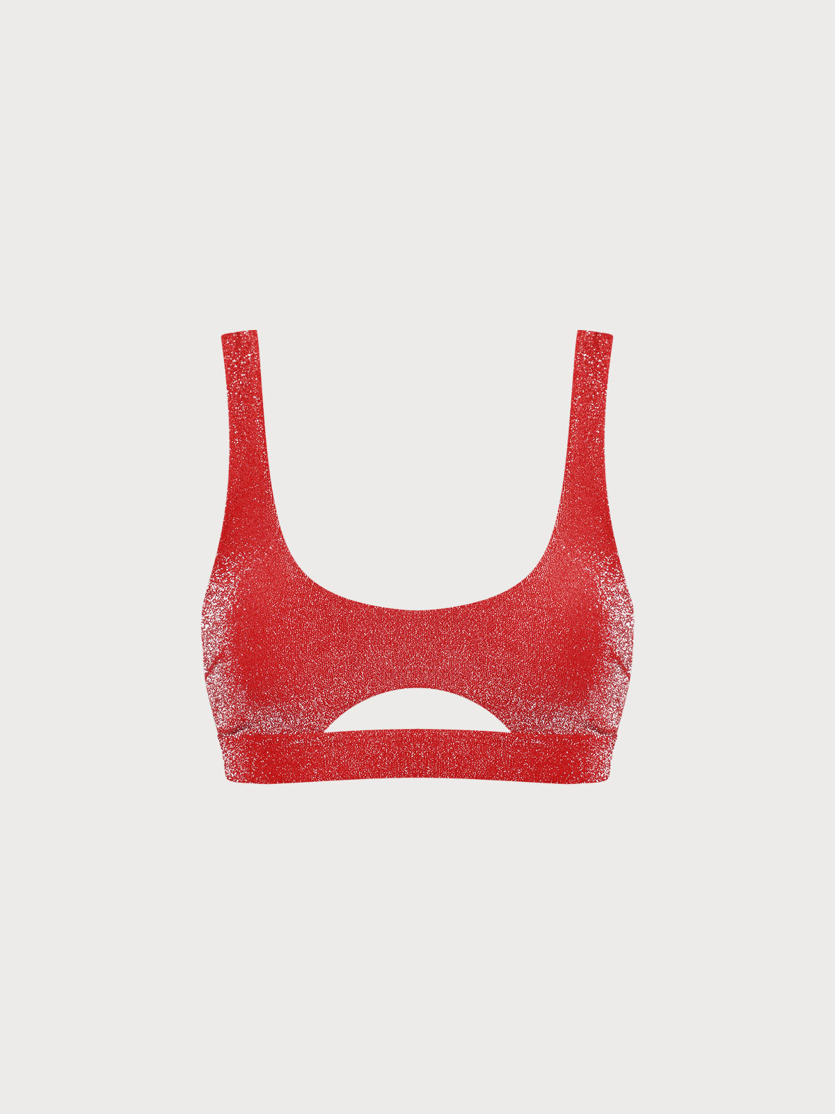 Lurex Cut Out Bikini Top Sustainable Bikinis - BERLOOK