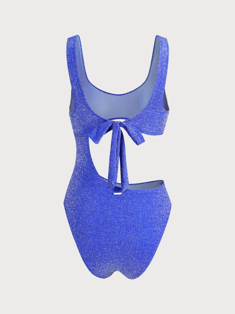 Lurex Cut Out One-Piece Swimsuit Sustainable One-Pieces - BERLOOK