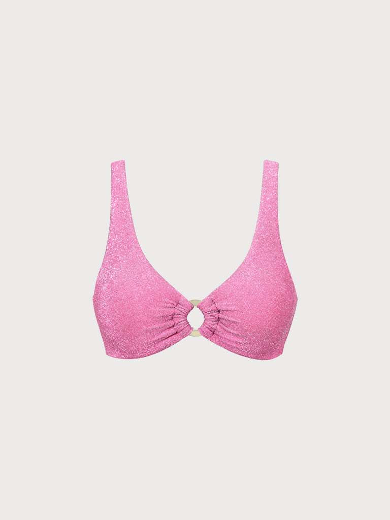 Lurex O-Ring Bikini Top Sustainable Bikinis - BERLOOK