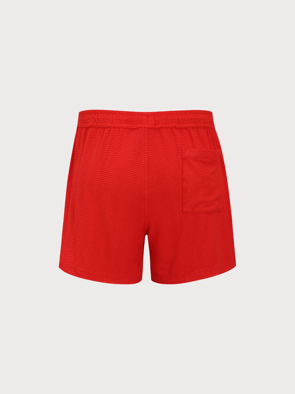 Men'S Knitted Polyester Swim Shorts Sustainable Men's Beach Shorts - BERLOOK