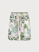 Men'S Woven Linen Swim Shorts Sustainable Men's Beach Shorts - BERLOOK