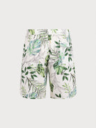 Men'S Woven Linen Swim Shorts Sustainable Men's Beach Shorts - BERLOOK