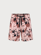 Men'S Woven Nail Spandex Swim Shorts Brown Sustainable Men's Beach Shorts - BERLOOK