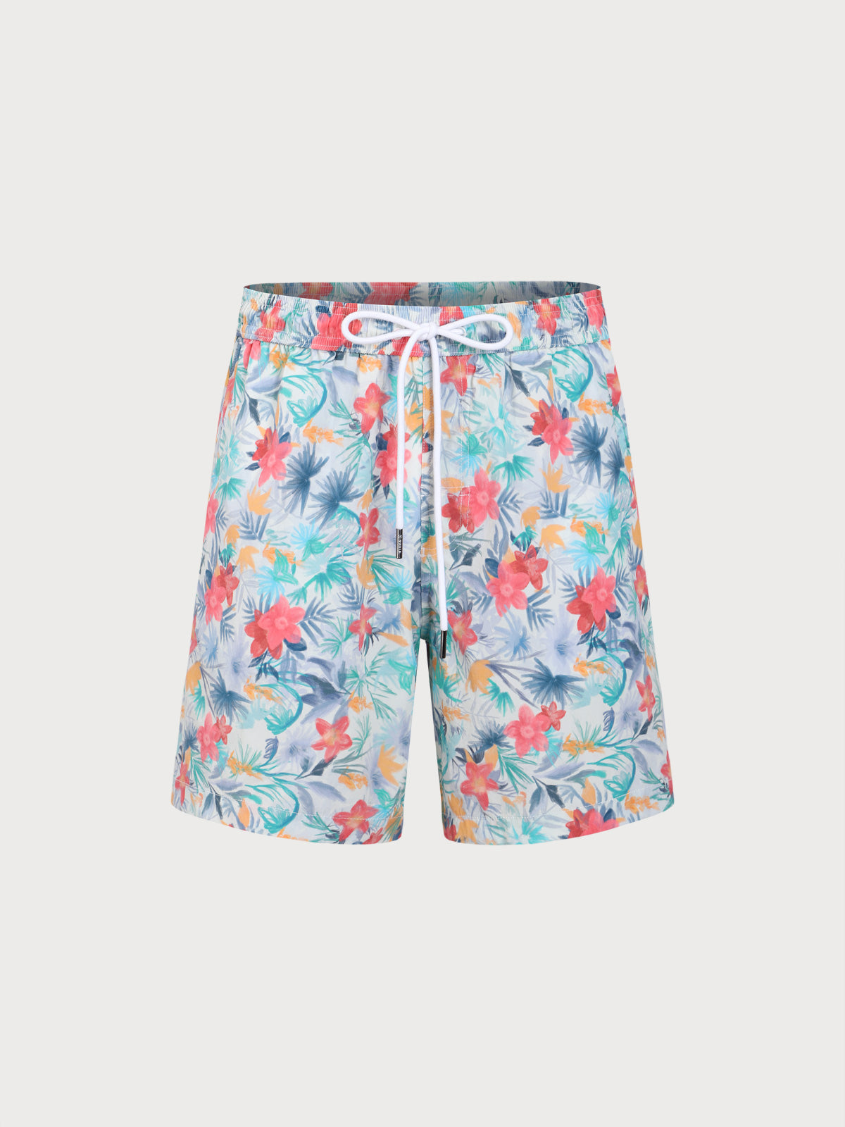 Men'S Woven Nail Spandex Swim Shorts Multi Sustainable Men's Beach Shorts - BERLOOK