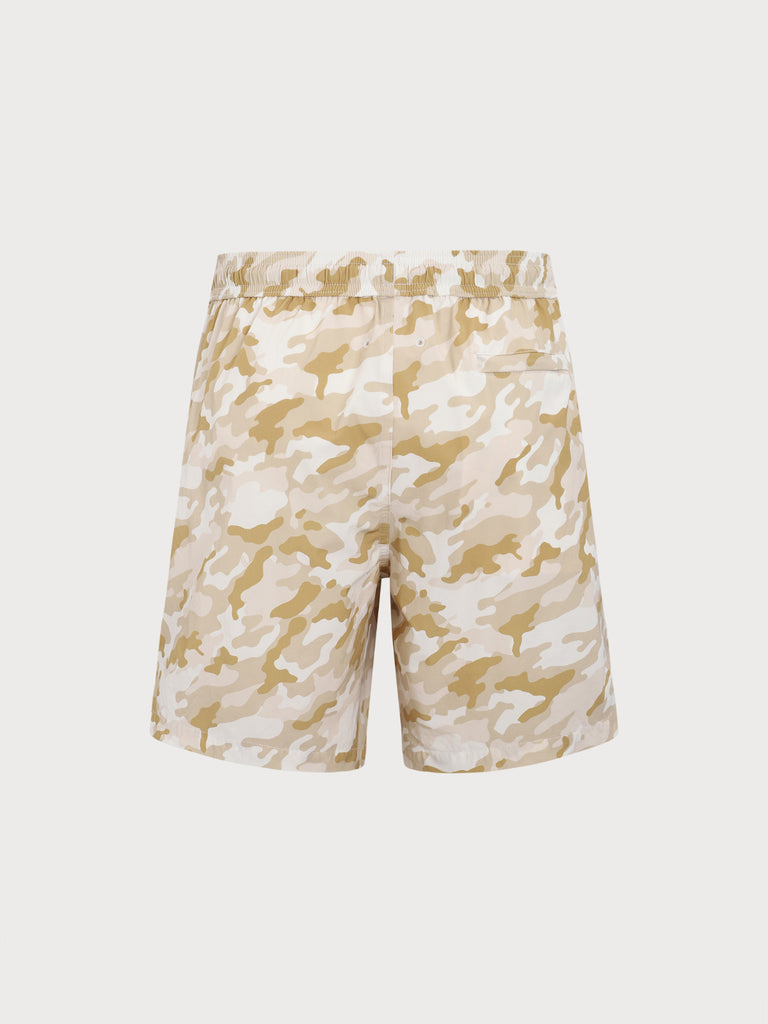 Men'S Woven Nail Spandex Swim Shorts Sustainable Men's Beach Shorts - BERLOOK