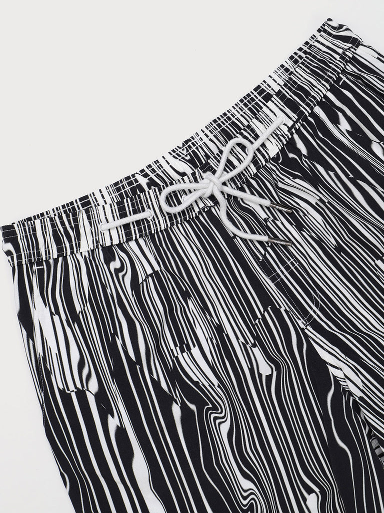 Men'S Woven Nail Spandex Swim Shorts Sustainable Men's Beach Shorts - BERLOOK