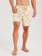 Men'S Woven Nail Spandex Swim Shorts Sustainable Men's Beach Shorts - BERLOOK