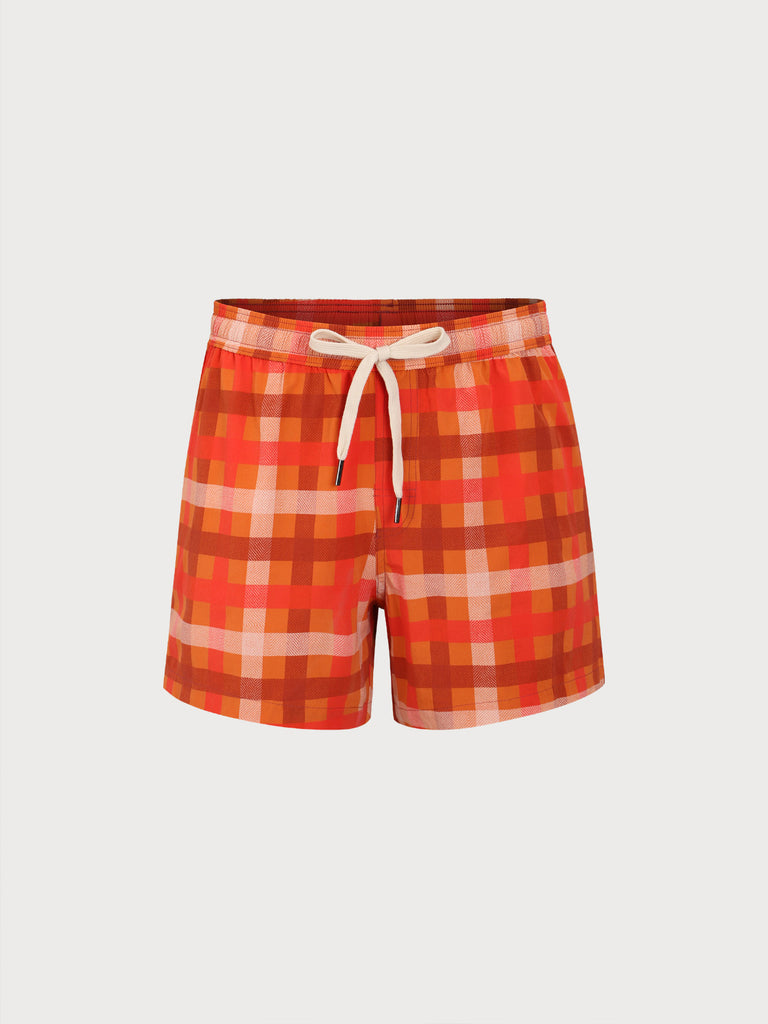Men'S Woven Nail Spandex Swim Shorts Sustainable Men's Beach Shorts - BERLOOK