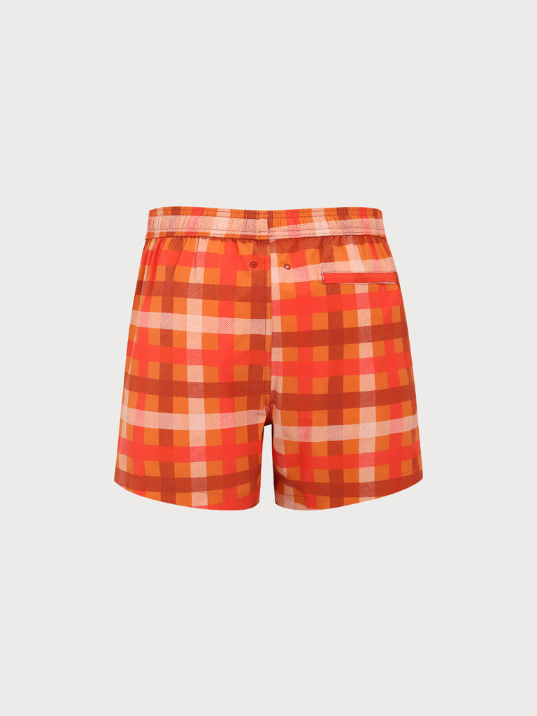 Men'S Woven Nail Spandex Swim Shorts Sustainable Men's Beach Shorts - BERLOOK