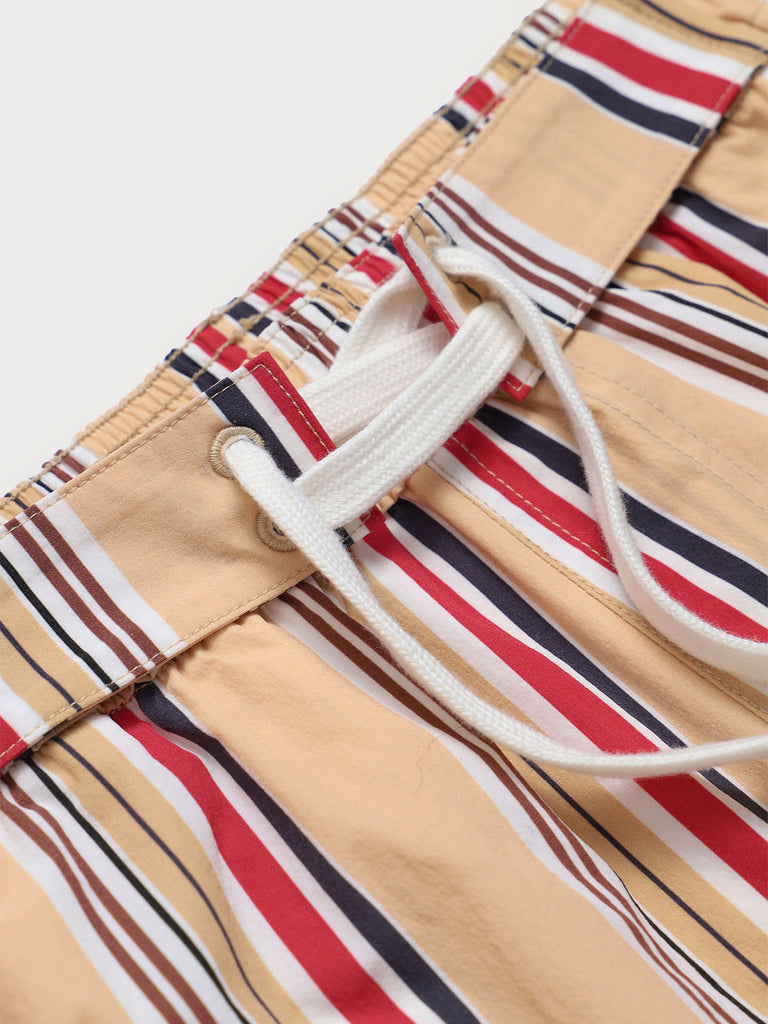 Men'S Woven Nail Spandex Swim Shorts Sustainable Men's Beach Shorts - BERLOOK