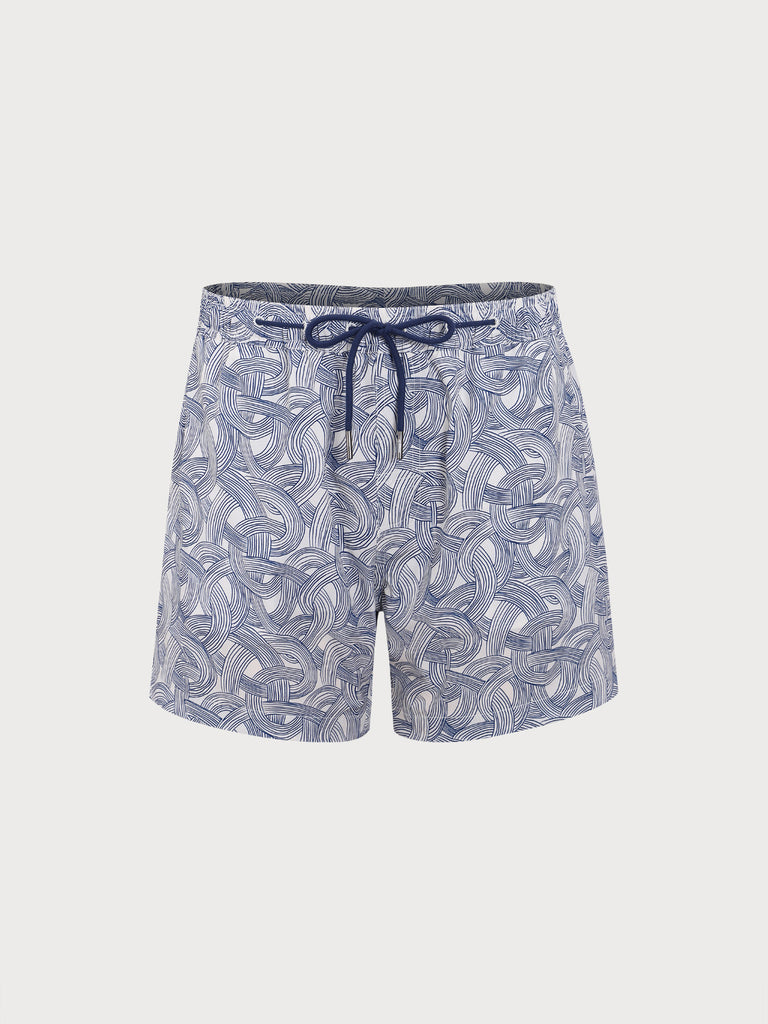 Men'S Woven Nail Spandex Swim Shorts Sustainable Men's Beach Shorts - BERLOOK