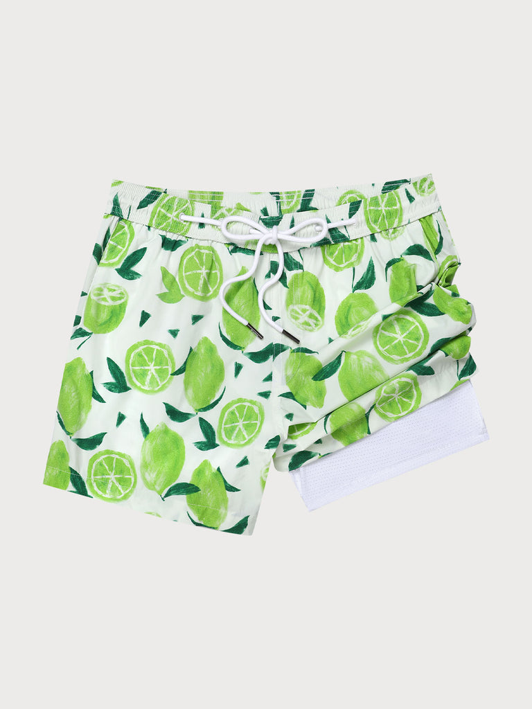 Men'S Woven Nail Spandex Swim Shorts Sustainable Men's Beach Shorts - BERLOOK