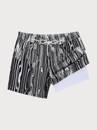 Men'S Woven Nail Spandex Swim Shorts Sustainable Men's Beach Shorts - BERLOOK