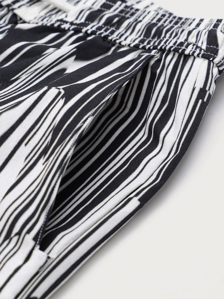Men'S Woven Nail Spandex Swim Shorts Sustainable Men's Beach Shorts - BERLOOK