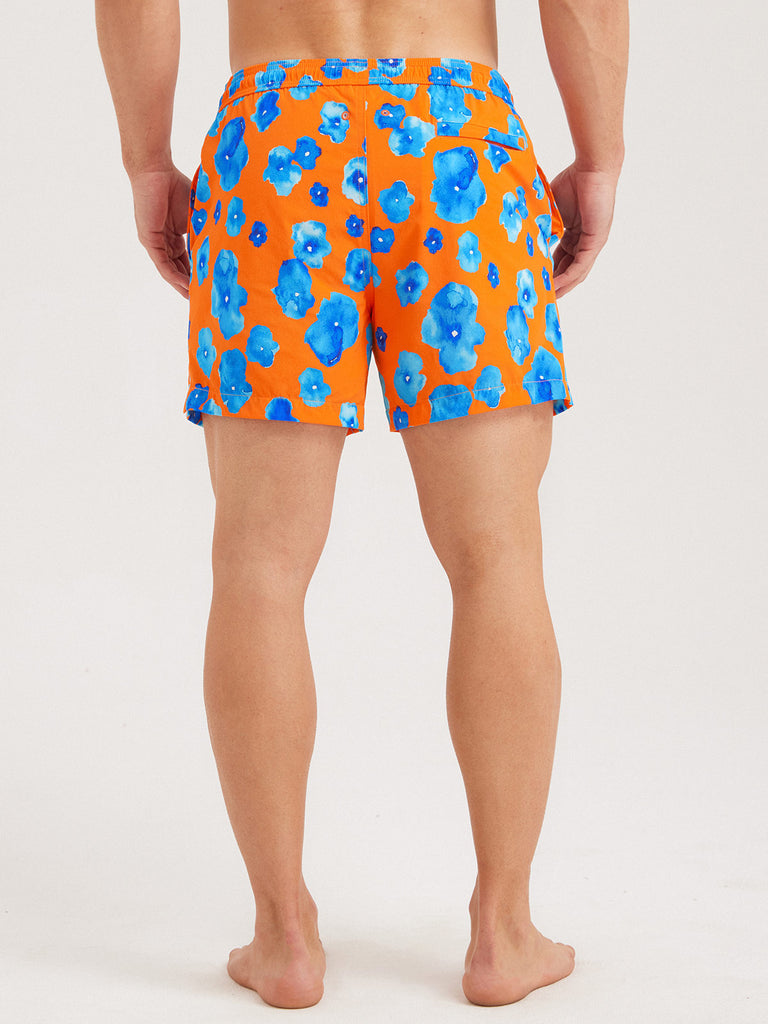 Men'S Woven Nail Spandex Swim Shorts Sustainable Men's Beach Shorts - BERLOOK